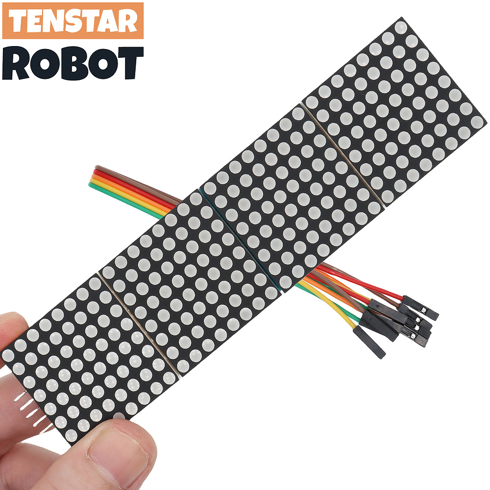 Rgb Led Matrix 8X8 - MAX7219 Mikrokontroler modułu matrycy punktowej 4