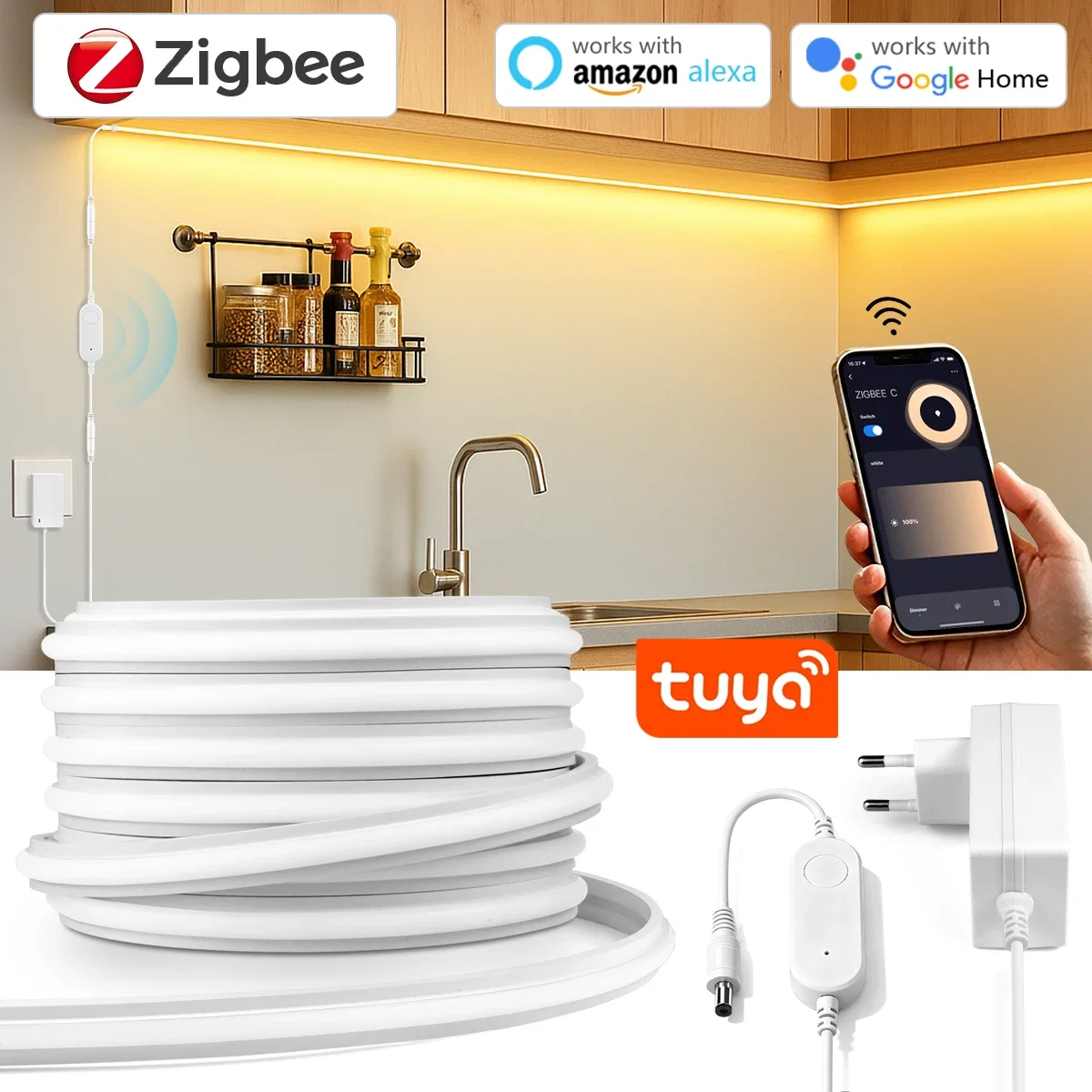Zigbee Coordinator Stick - Taśma LED Neon Zigbee 3.0 24V