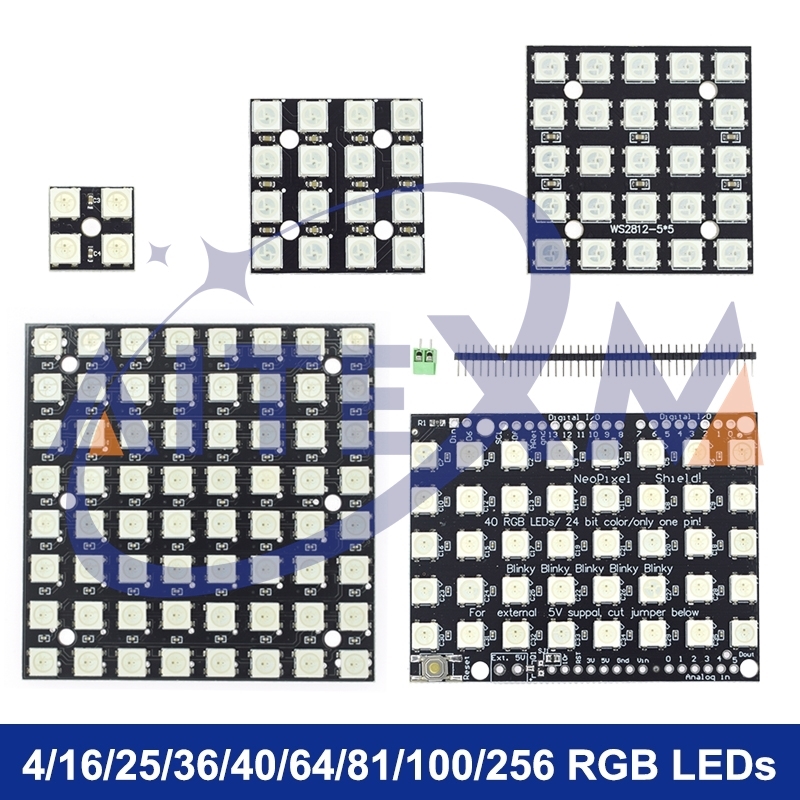 Moduł WS2812 5050 RGB 4x4 8x8  – Rgb Led Matrix 8X8 recenzja i cena