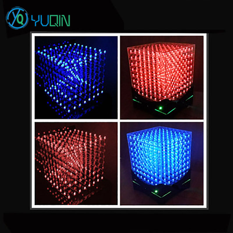 Zestaw DIY Kostka LED 3D8 8x8x – Rgb Led Matrix 8X8 recenzja i cena