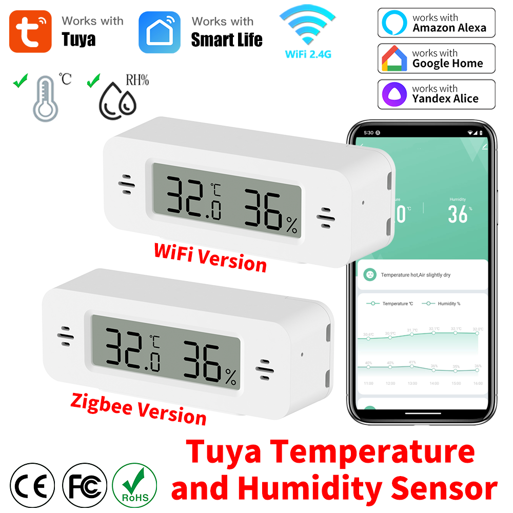 Tuya WiFi/Zigbee czujnik tempe – Home Automation Technology recenzja i cena