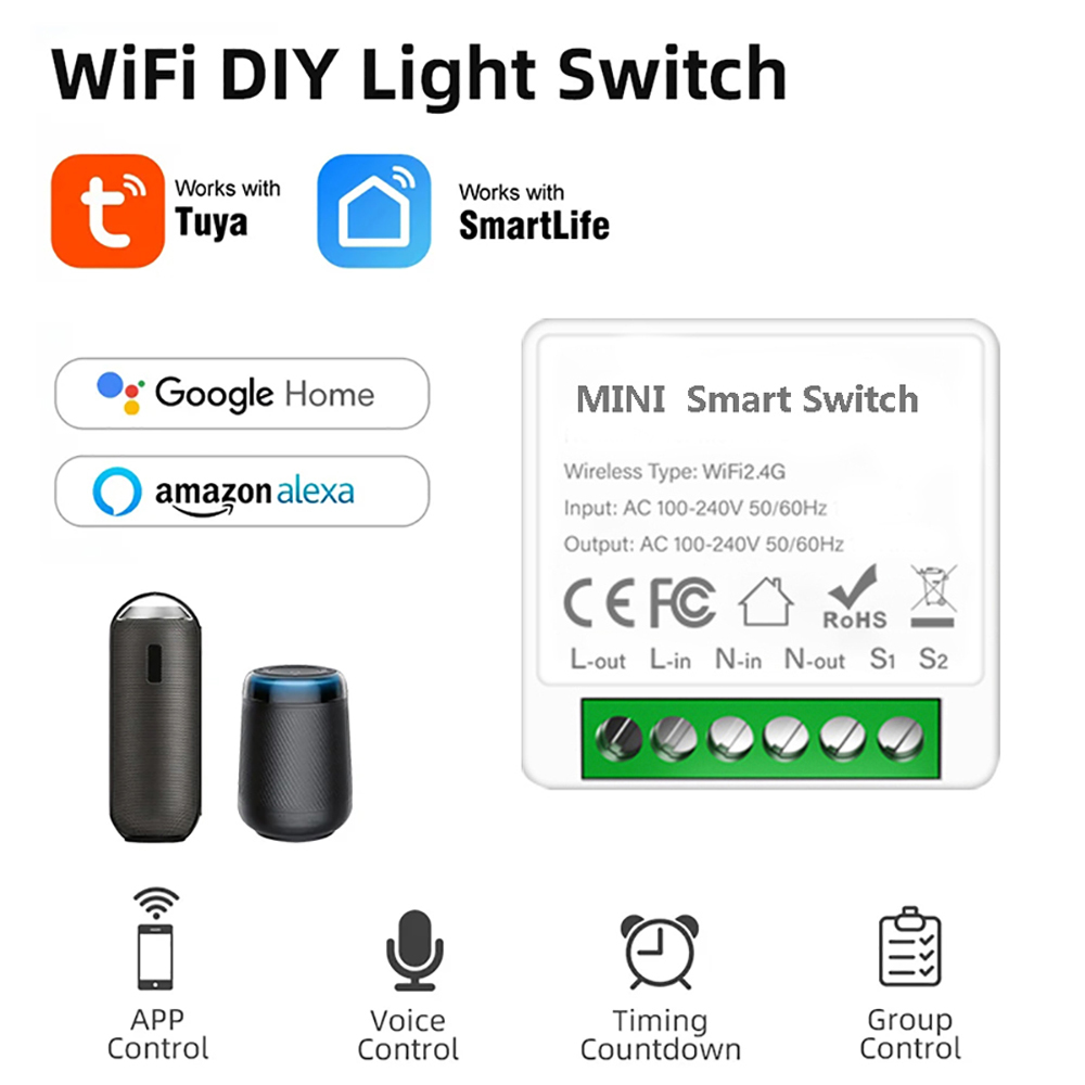 2 Way Control Tuya Mini 16A Wi – Home Automation Technology recenzja i cena