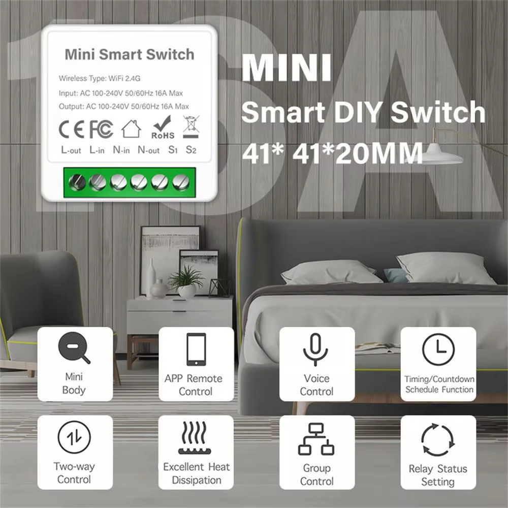 Miniaturowy inteligentny przeł – Home Automation Technology recenzja i cena