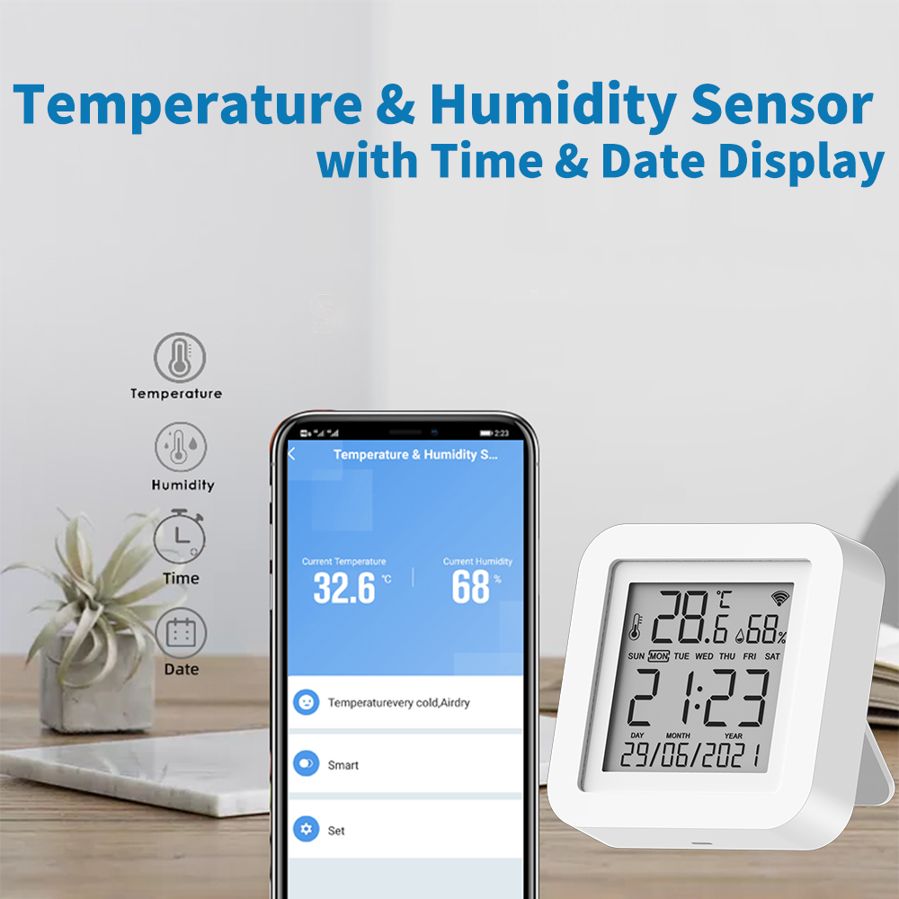 Tuya WIFI czujnik temperatury  – Home Automation Technology recenzja i cena