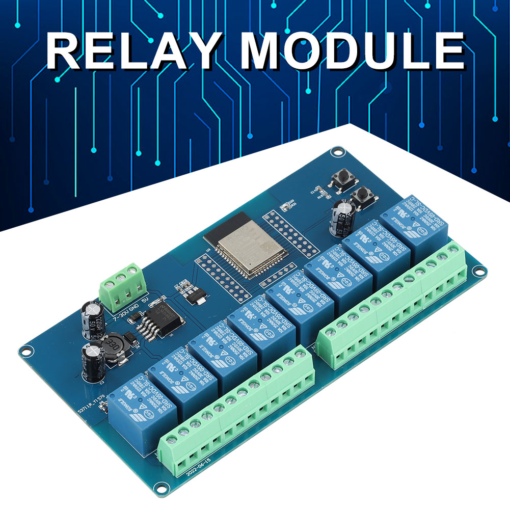 Moduł przekaźnikowy ESP32 WIFI – Relay 8 Channel Board recenzja i cena